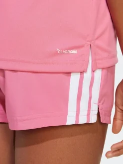 Rose foncé - T-shirt adidas Training Essentials 3Rayures enfant