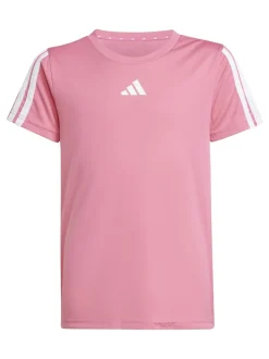 Rose foncé - T-shirt adidas Training Essentials 3Rayures enfant
