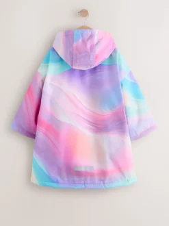 Rose imprimé marbré - Peignoir à langer imperméable (3-16ans)