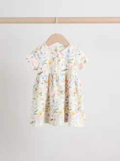 Rose motif fée - Lot de 2 robes à manches courtes pour bébé (0mois à3ans)