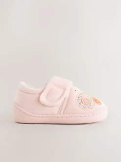 Rose motif papillons - Chaussons Cupsole