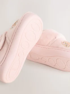 Rose motif papillons - Chaussons Cupsole