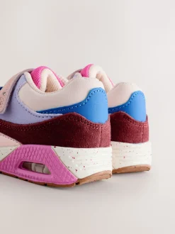 Rose multicolore - Baskets épaisses à lacets élastiques