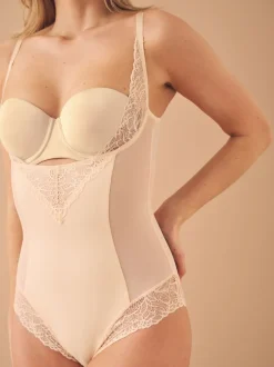 Rose Nude - Contrôle ferme du ventre Portez votre propre soutien-gorge Façonner le corps