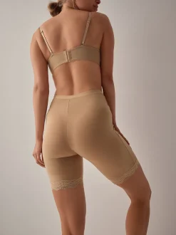 Rose Nude - Short anti-chafe en coton mélangé 2 Pack