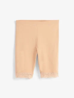 Rose Nude - Short anti-chafe en coton mélangé 2 Pack