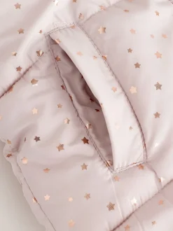 Rose pâle - Combinaison de ski Imprimé Résistant à la douche (3mois-7ans)