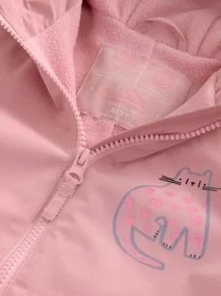 Rose pâle - Combinaison imperméable imprimée (3 mois-7 ans)