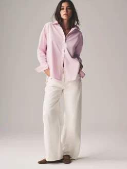 Rose pâle/blanc - The Set lot de 2 chemises Oxford