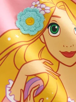 Rose Raiponce Disney Princess - Ensemble sweat et legging évasé (3mois-7ans)