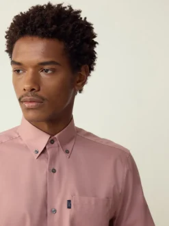 Rose rose - Ajustement régulier - Chemises Oxford boutonnées Easy Iron