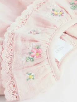 Rose rose - Haut bébé à manches longues et leggings Ensemble 2 pièces (0mois-2ans)