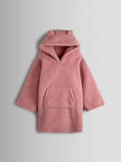 Rose souris - Couverture JoJo Maman Bébé douillette à capuche