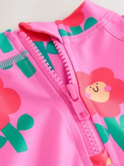 Rose Stampy Fleuri - Ensemble de natation Sunsafe (3mths-7yrs)