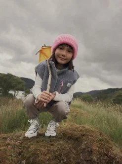 Rose vif - Bonnet moelleux (1-16ans)