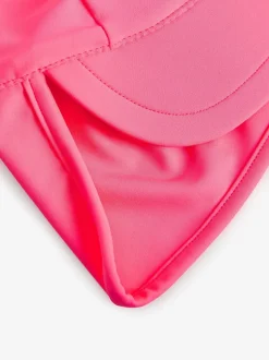 Rose vif - Chapeau de légionnaire de natation (3mths-10yrs)