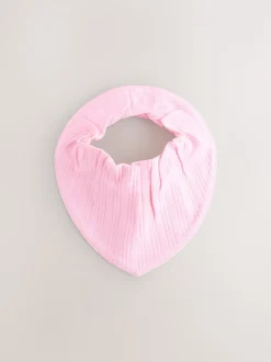 Rose vif - Lot de 5 bavoirs pour bébé