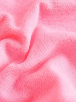 Rose vif - Sweat à col ras du cou (3mths-7yrs)