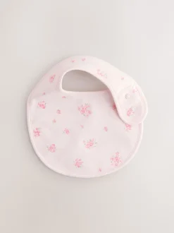 Rose/Blanc - Bébé BIBS 3 Pack