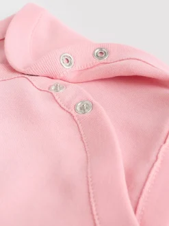 Rose/Blanc - Bodys indispensables bébé