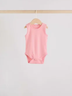 Rose/Blanc - Bodys indispensables bébé