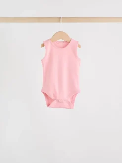 Rose/Blanc - Bodys indispensables bébé