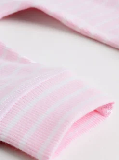 Rose/Blanc - Ensemble veste, haut et leggings bébé 3 pièces (0mois-2ans)