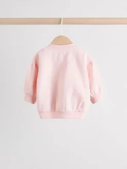 Rose/Blanc - Ensemble veste, haut et leggings bébé 3 pièces (0mois-2ans)