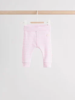 Rose/Blanc - Ensemble veste, haut et leggings bébé 3 pièces (0mois-2ans)