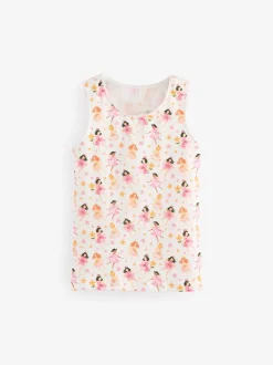 Rose/Blanc - Lot de 3 débardeurs Fée (1.5-16ans)