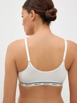 Rose/Blanc - Maternité Allaitement Raccourci Ultimate Comfort Hauts 2 Pack