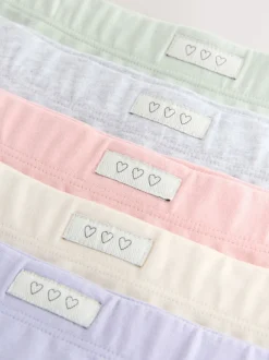 Rose/Bleu - Caleçons courts doux au toucher, lot de 5 (2à16ans)