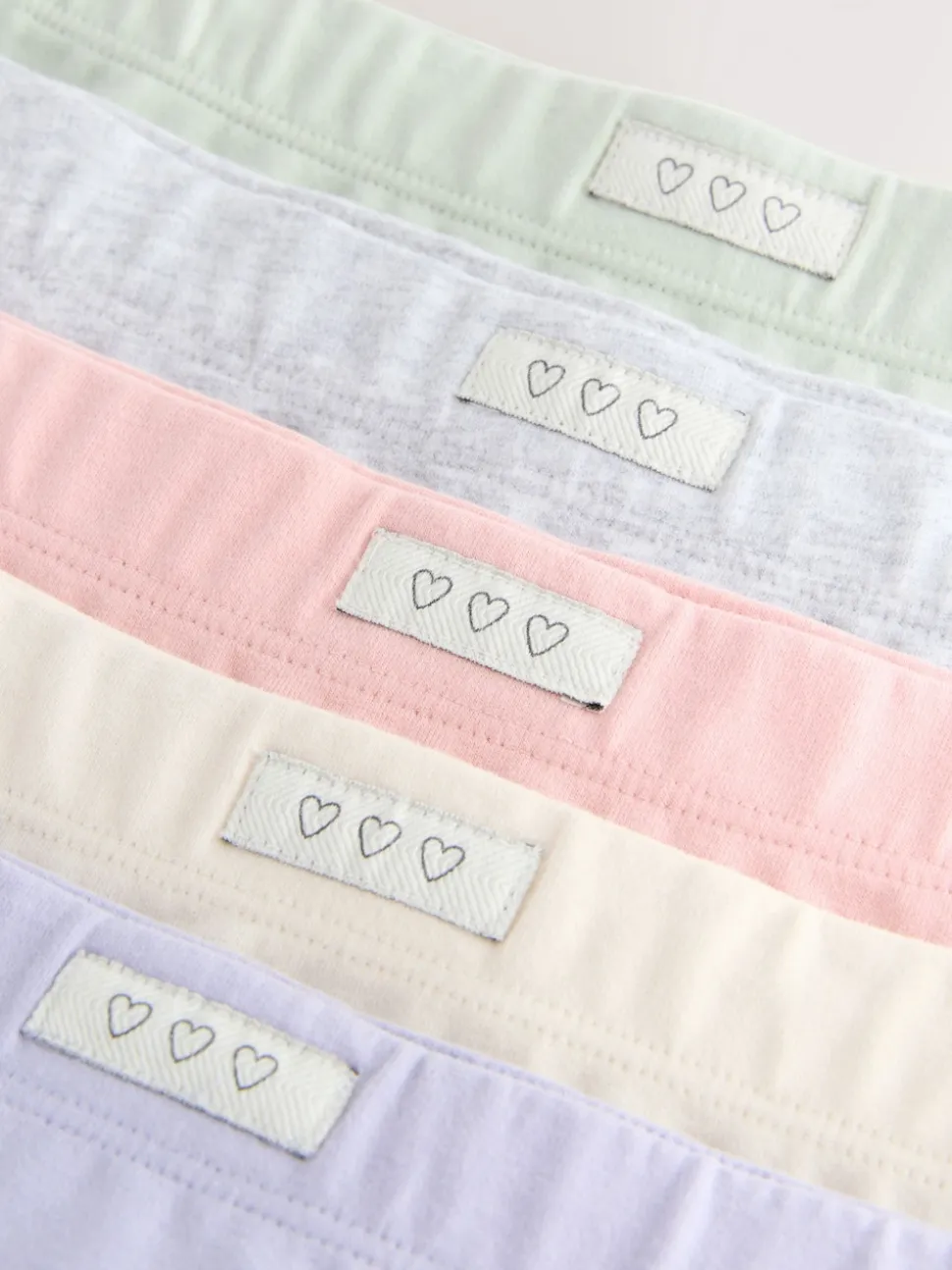 Rose/Bleu - Caleçons courts doux au toucher, lot de 5 (2à16ans)