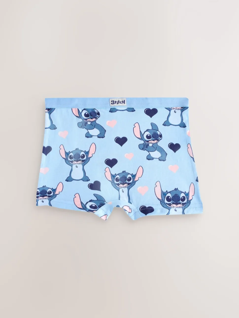 Rose/Bleu - Disney Stitch and Angel Shorts 5 Lot (2-16ans)