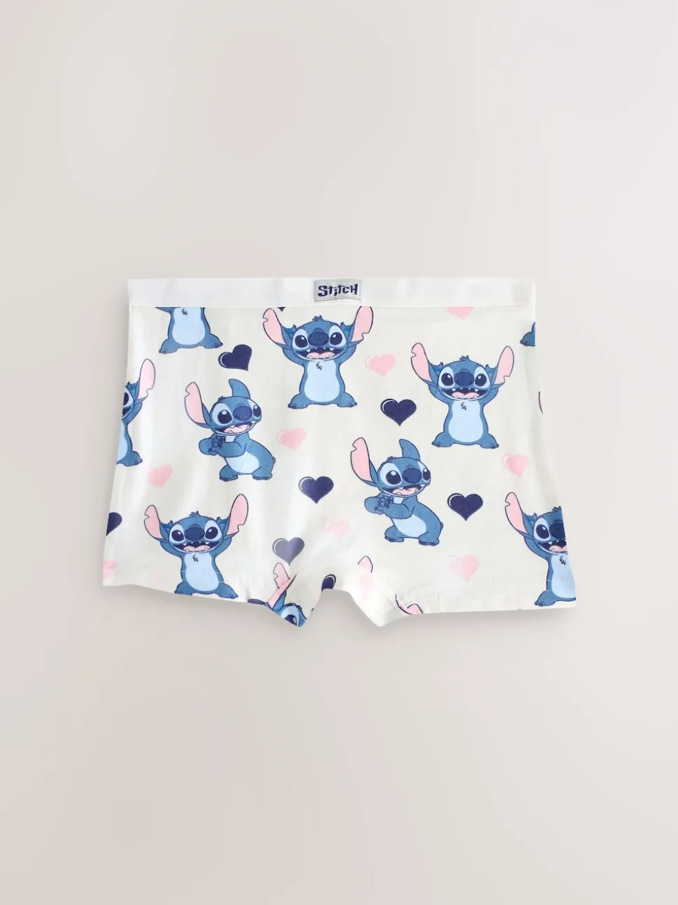 Rose/Bleu - Disney Stitch and Angel Shorts 5 Lot (2-16ans)