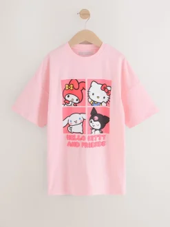 Rose/Bleu - Lot de 2 chemises de nuit Hello Kitty (2-16ans)