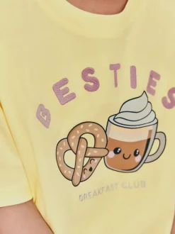 Rose/Bleu - Lot de 3 pyjamas (3-16ans)