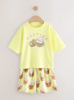 Rose/Bleu - Lot de 3 pyjamas (3-16ans)