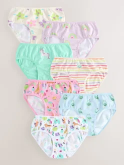 Rose/Bleu - Paquet de slips 7 (1.5-12ans)