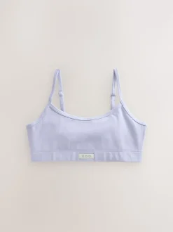 Rose/Crème - Haut court à bretelles douces (5-16ans)