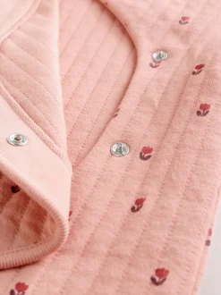 Rose/Crème - Lot de 2 dors-bien matelassés bébé