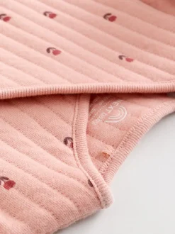 Rose/Crème - Lot de 2 dors-bien matelassés bébé