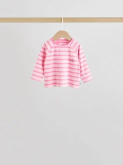 Rose/crème fleur - Ensemble Bébé Manches longues et Leggings 8 Pieces (0mois-2ans)