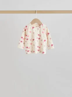 Rose/crème fleur - Ensemble Bébé Manches longues et Leggings 8 Pieces (0mois-2ans)