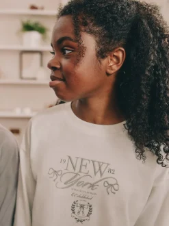 Rose/écru/gris - Lot de 3 pyjamas amples (3-16ans)