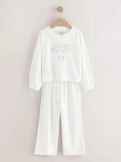 Rose/écru/gris - Lot de 3 pyjamas amples (3-16ans)