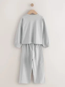 Rose/écru/gris - Lot de 3 pyjamas amples (3-16ans)