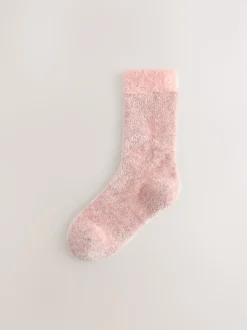 Rose/gris scintillant - Paquet de chaussettes Velvet Cosy 2