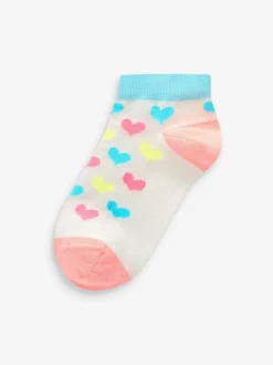 Rose/gris/violet - 5 Lot de chaussettes de sport en coton riche en licorne Character