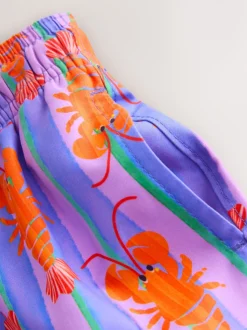 Rose/Lilac - Short de bain imprimé (3mths-7yrs)